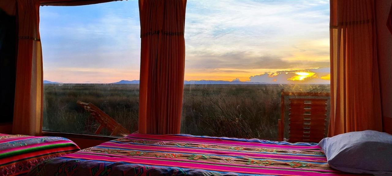 Titicaca Vista Atardecer Puno